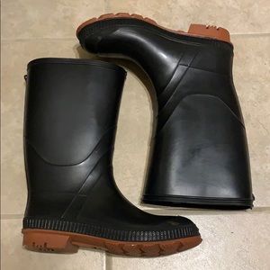 Tall Rainboots Black Rubber